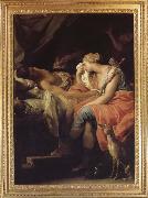 Pompeo Batoni Meiliaige s death France oil painting artist